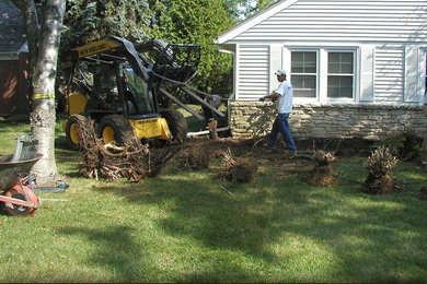 Shared Drainage Swale