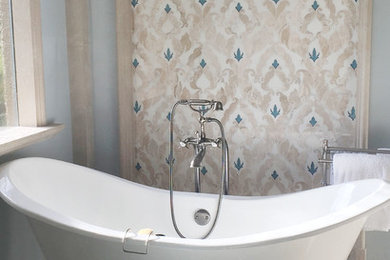 Inspiration for a mediterranean bathroom remodel in San Francisco