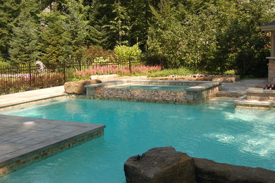 Pool - mediterranean pool idea in Montreal