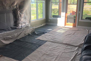 preping, covering, masking