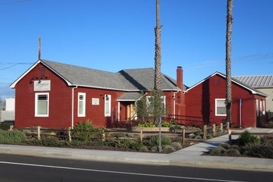 Inspiration for a rustic home design remodel in San Luis Obispo
