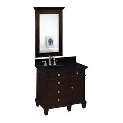 Belle Foret Model BF80064R Single Vanity - Bathroom Vanities And Sink Consoles