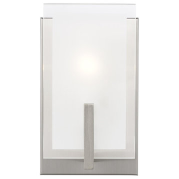 Syll 1-Light Wall/Bath Sconce, Brushed Nickel