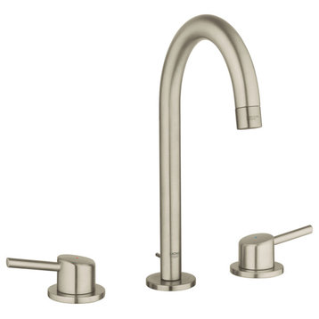 Grohe 20 217 A Concetto 1.2 GPM Widespread Bathroom Faucet - Brushed Nickel