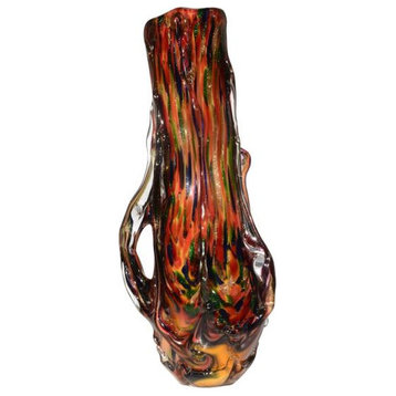 Dale Tiffany AS19015 Rainier Lava, 9.75" Handcrafted Art Glass Sculpture