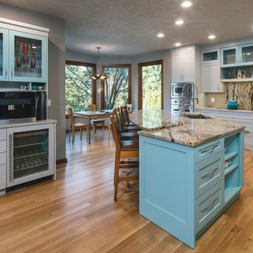 Illusion Blue Kitchen