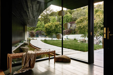 Inspiration for a modern entryway remodel in San Francisco