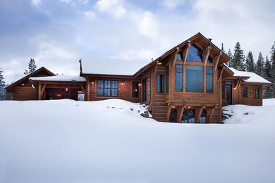 Example of a classic exterior home design in Other