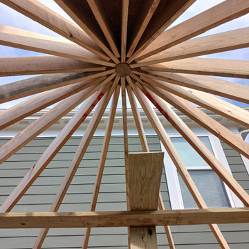 Union | 2-Story Covered Octagon Custom Deck
