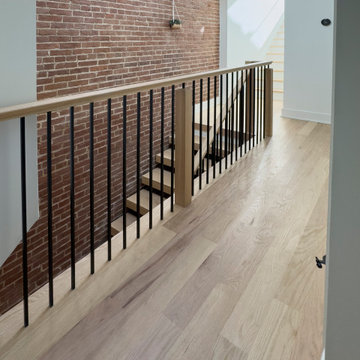 Project #145 | Modern Staircase Renovation in Victorian Townhouse
