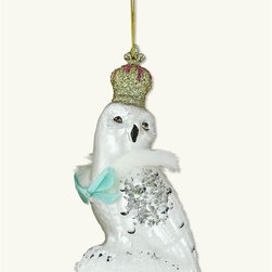 Queen Of The Winterwood Owl Ornament - Christmas Ornaments