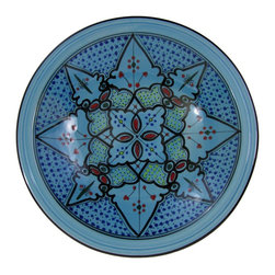 Le Souk Ceramique - Large Stoneware Serving Bowl Sabrine Design - Serving And Salad Bowls