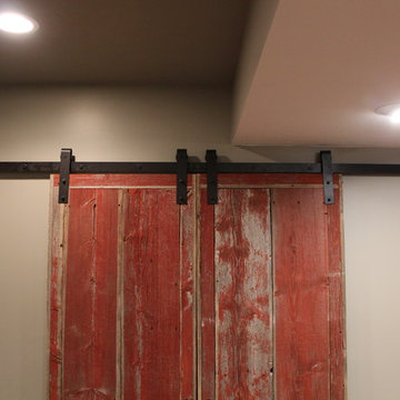 Modern/Rustic basement remodel
