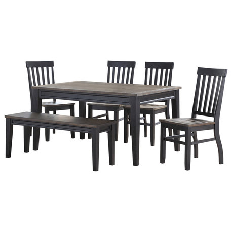 Raven Noir 6-Piece Dining Set