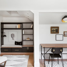 BLACK AND TAN BEDROOM