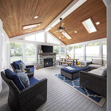 Traditional Coastal Screen Porch Addition