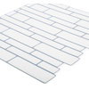 Rectangular Peel & Stick Wall Tiles, 10x10", 6 Pieces