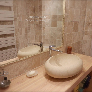 OUR CLIENTS' INSTALLATION WITH OUR TRENDY NATURAL STONE PRODUCTS
