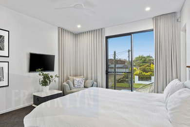 Inspiration for a bedroom in Brisbane.