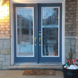 Decorative Glass Door Insert - Front Doors