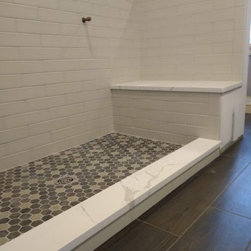Quakertown Farm House - Traditional tile design.