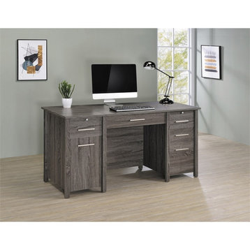 Coaster Dylan Contemporary Wood Lift Top Home Office Desk in Gray