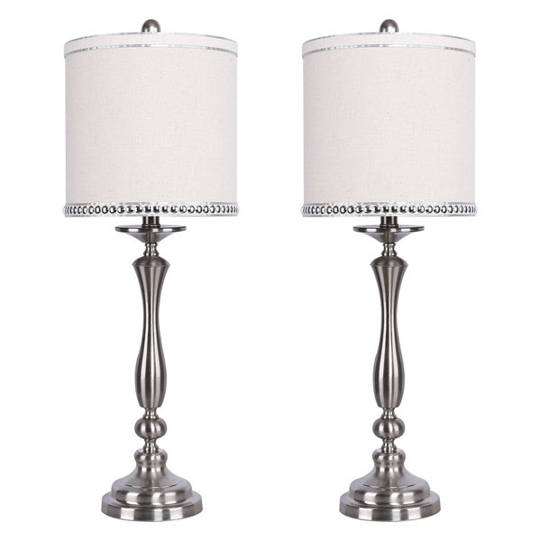 Grandview Gallery33 Gun Metal Gray Home | Table lamp sets, Lamp sets