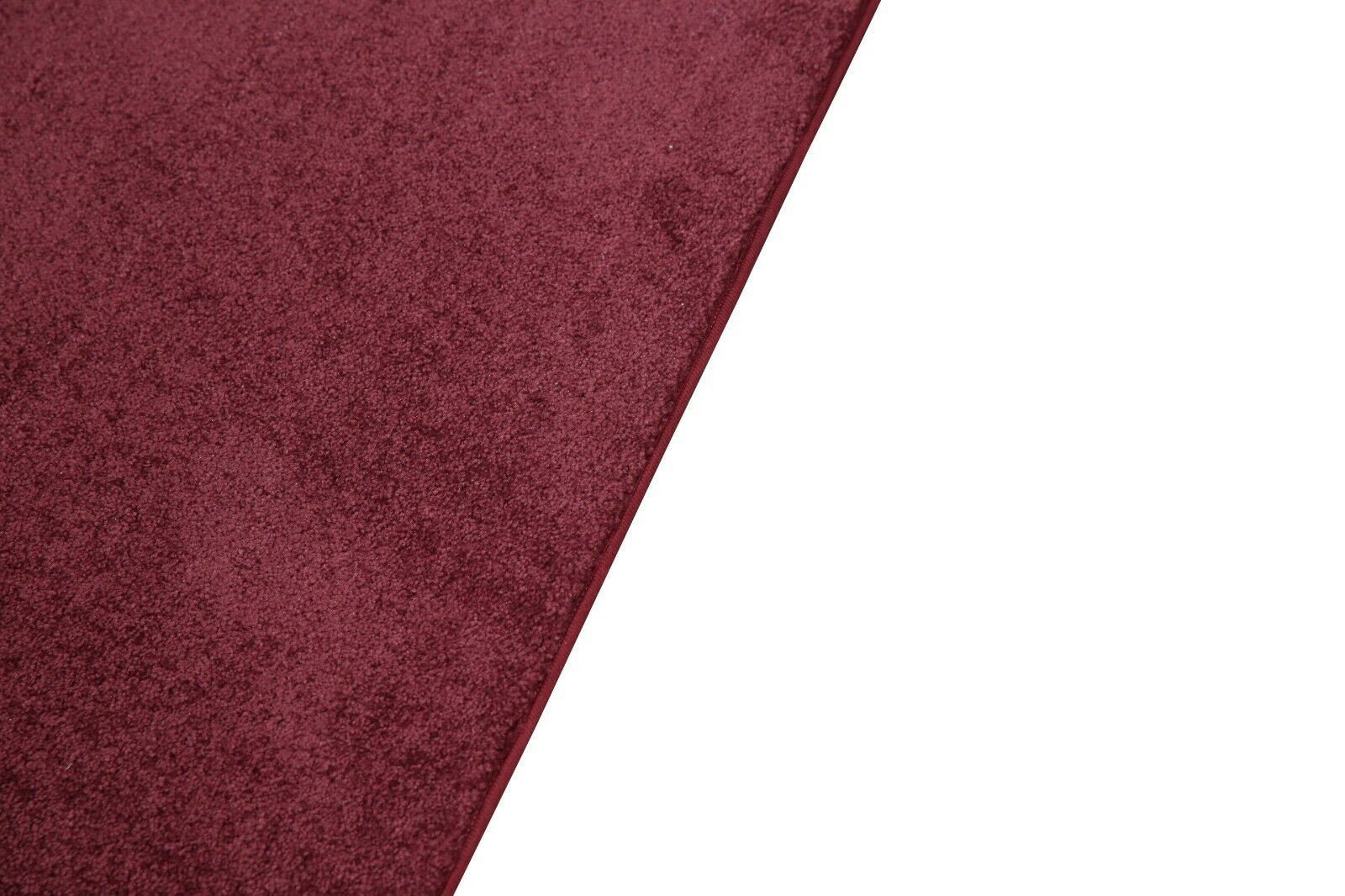 Furnish My Place Cranberry Solid Color Rug Made In Usa, 4' x 44' Oval ...