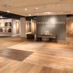 Commercial new construction - Pacific Design Center (West Hollywood) - Hardwood Flooring