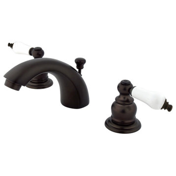 Kingston Mini-Widespread Bathroom Faucet w/Retail Pop-Up, Oil Rubbed Bronze