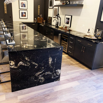 Titanium Granite in Model Home