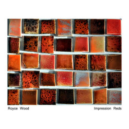 Royce Wood, Impression Reds - Mosaic Tiles