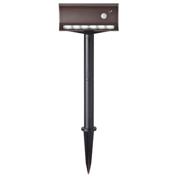 Fulcrum 20033-107 6 LED Battery Operated Garden & Path Light with Stake, Bronze