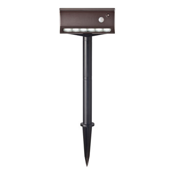 Fulcrum 20033-107 6 LED Battery Operated Garden & Path Light with Stake, Bronze