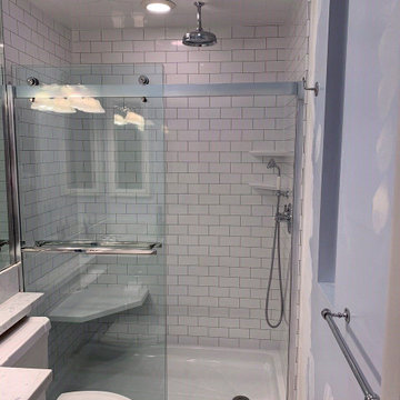Othello Subway simulated-tile shower