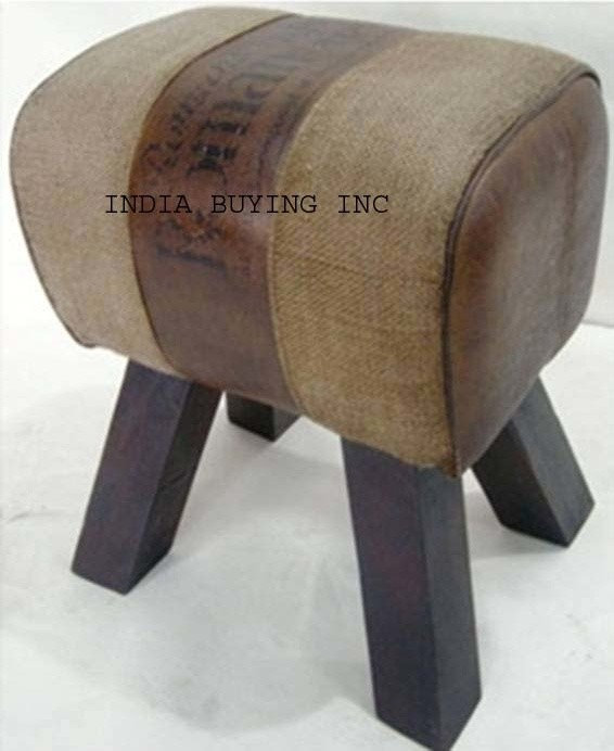 Industrial leather and canvas furniture from India buying inc