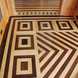 Hull Forest Products - Walnut and Ash Floor - Hardwood Flooring