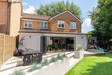 Deck - contemporary deck idea in Surrey