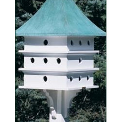Square Vinyl Post and Brackets - Birdhouses