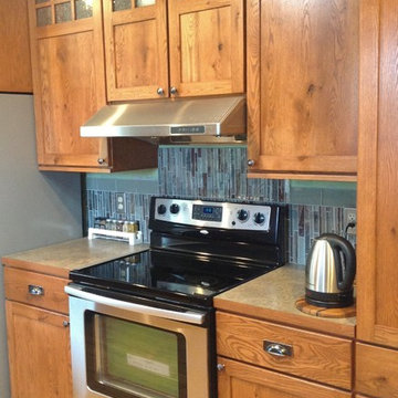 Craftsman Style Kitchen in Rustic Oak