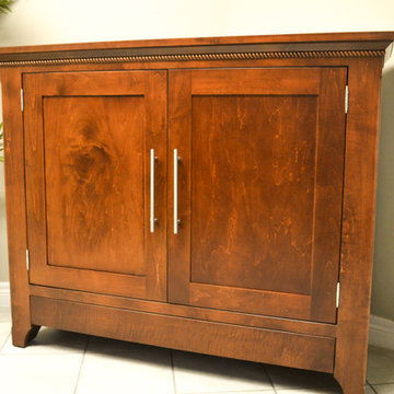 Automated TV Lift Cabinet in Solid Cherry (The Richmond)