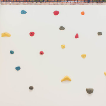 Stucco Rock Wall Climbing