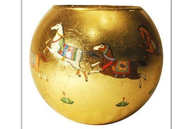 AKHAL-TEKE Glass Candle Holder