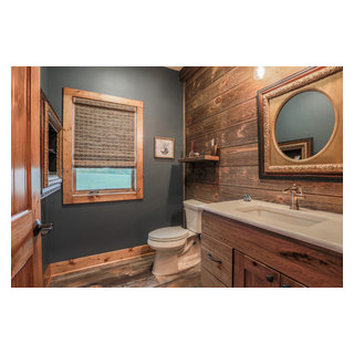 Rustic Getaway - Rustic - Powder Room - Omaha - by Interior Re-Styling ...