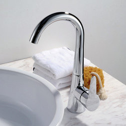Chrome Finish Solid Brass Kitchen Tap T0788 - Kitchen Faucets