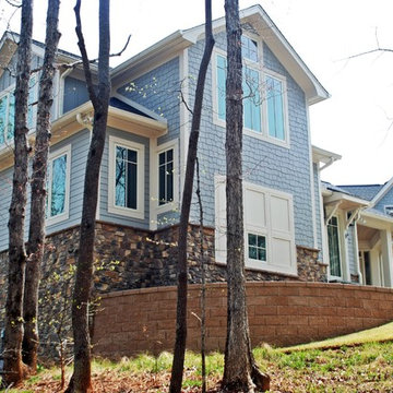 Guest house side elevation