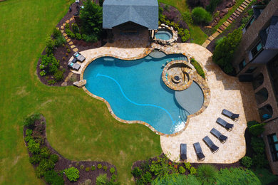 Inspiration for a pool remodel in Atlanta