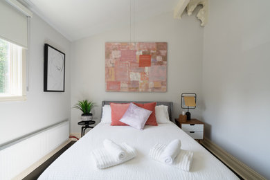 Trendy bedroom photo in Toronto