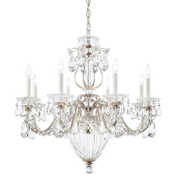 Bagatelle 11-Light Chandelier, French Gold, Clear Heritage Crystal