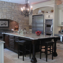 Brick stove areas